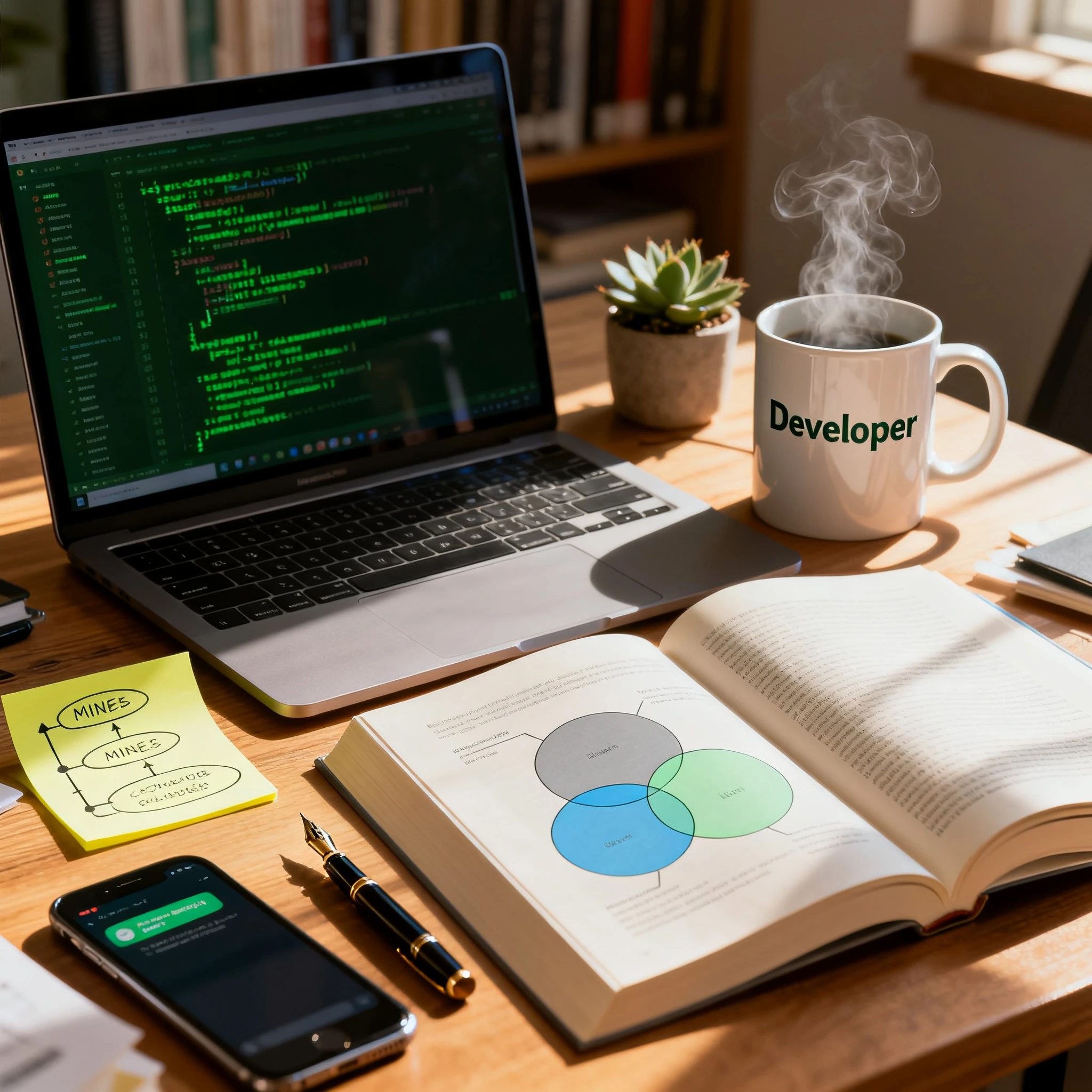 AI generated office desk